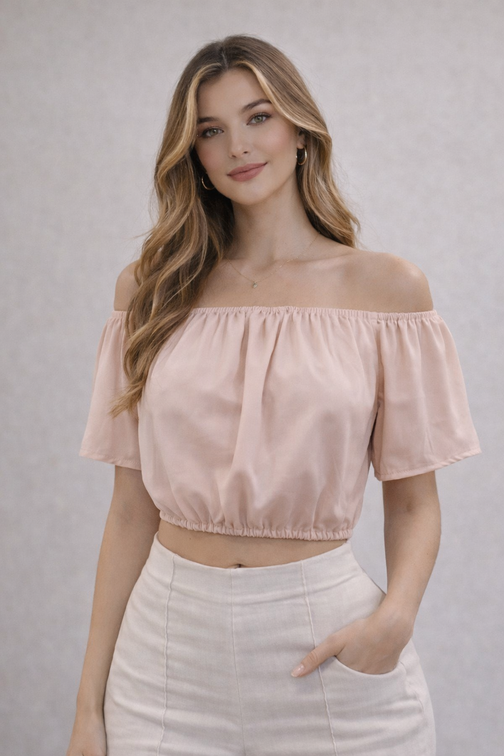 blusa ciganinha baunilha Blusa feminina ciganinha - Imagem 4
