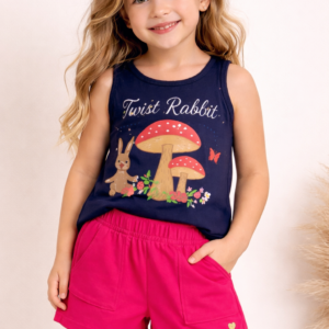 Conjunto Infantil Casual Coelho