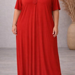 vestido longo plus size