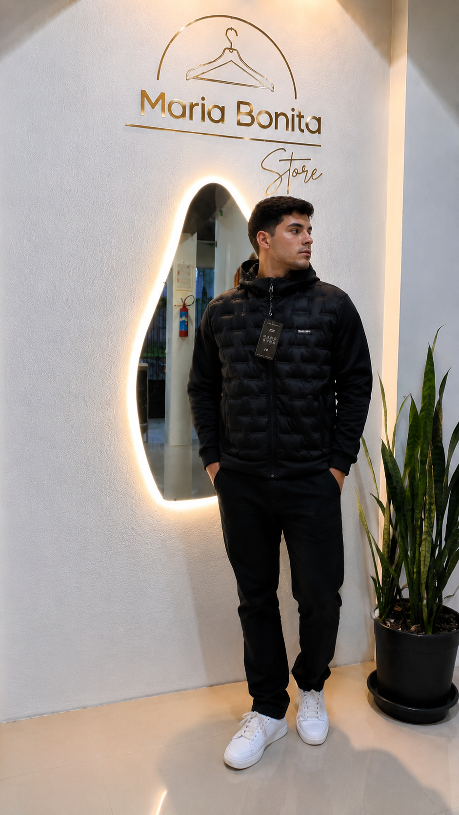 jaqueta masculina puffer com capuz jaqueta masculina puffer com capuz