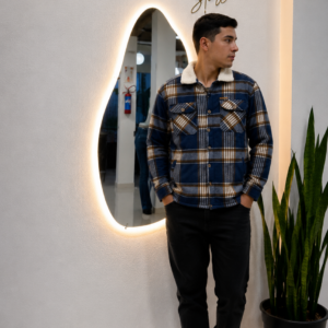 jaqueta masculina xadrez