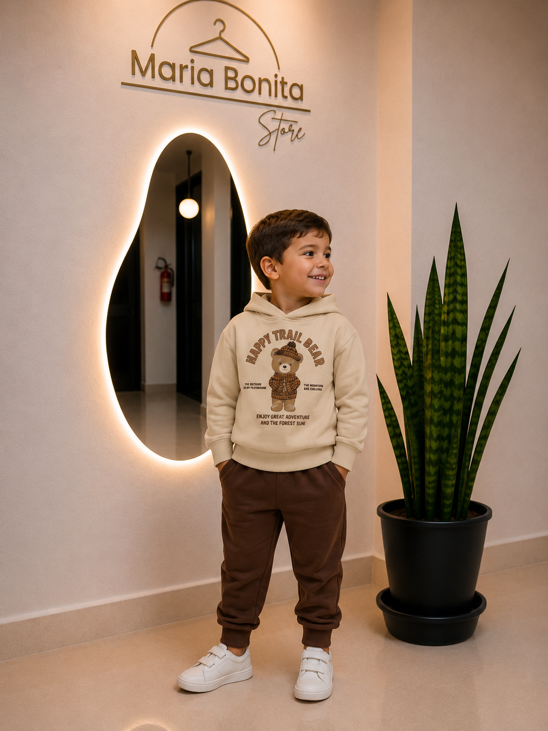 conjunto infantil moletom happy trail bear conjunto infantil moletom happy trail bear