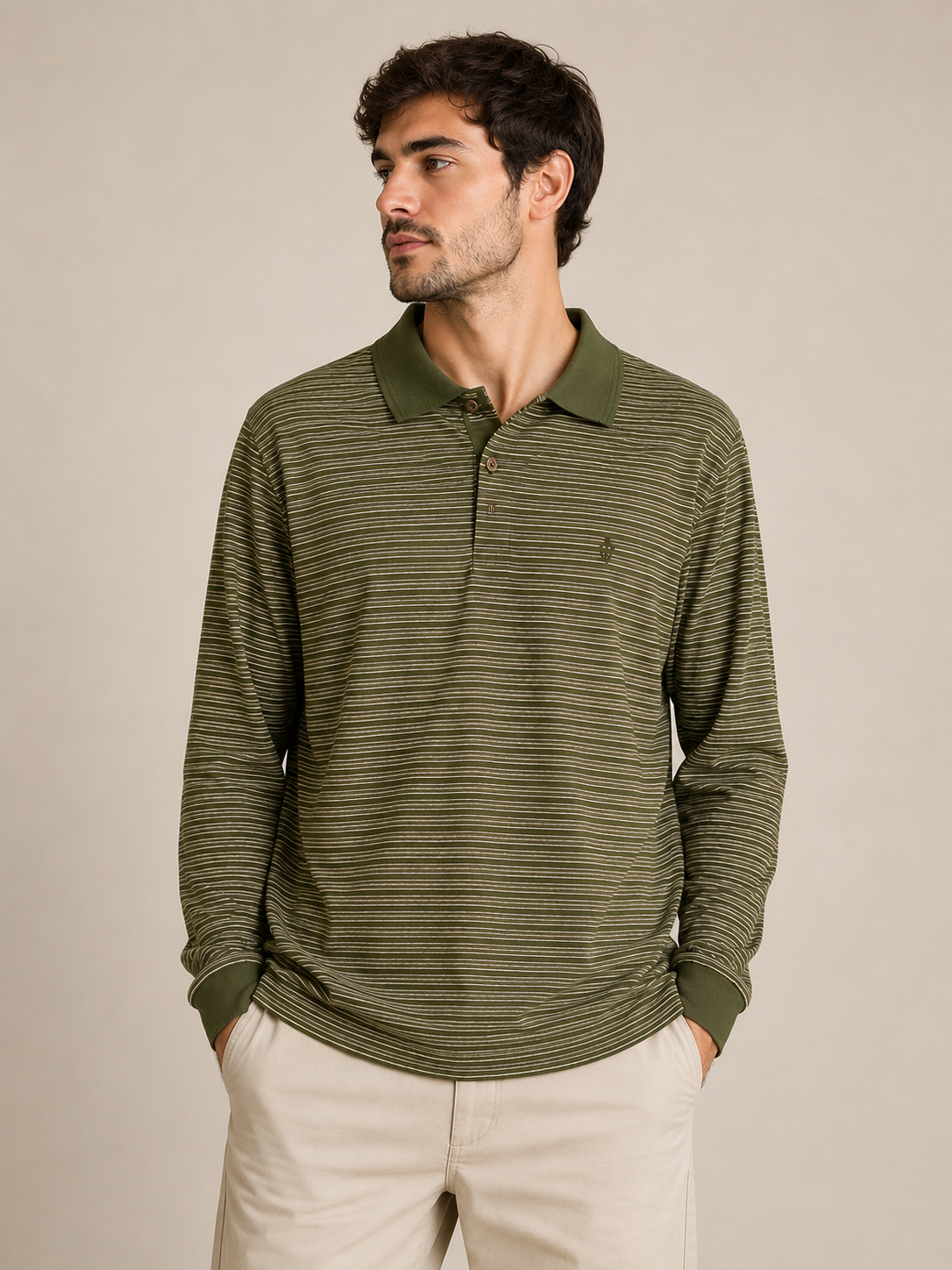 polo manga longa masculina listrada polo manga longa masculina listrada