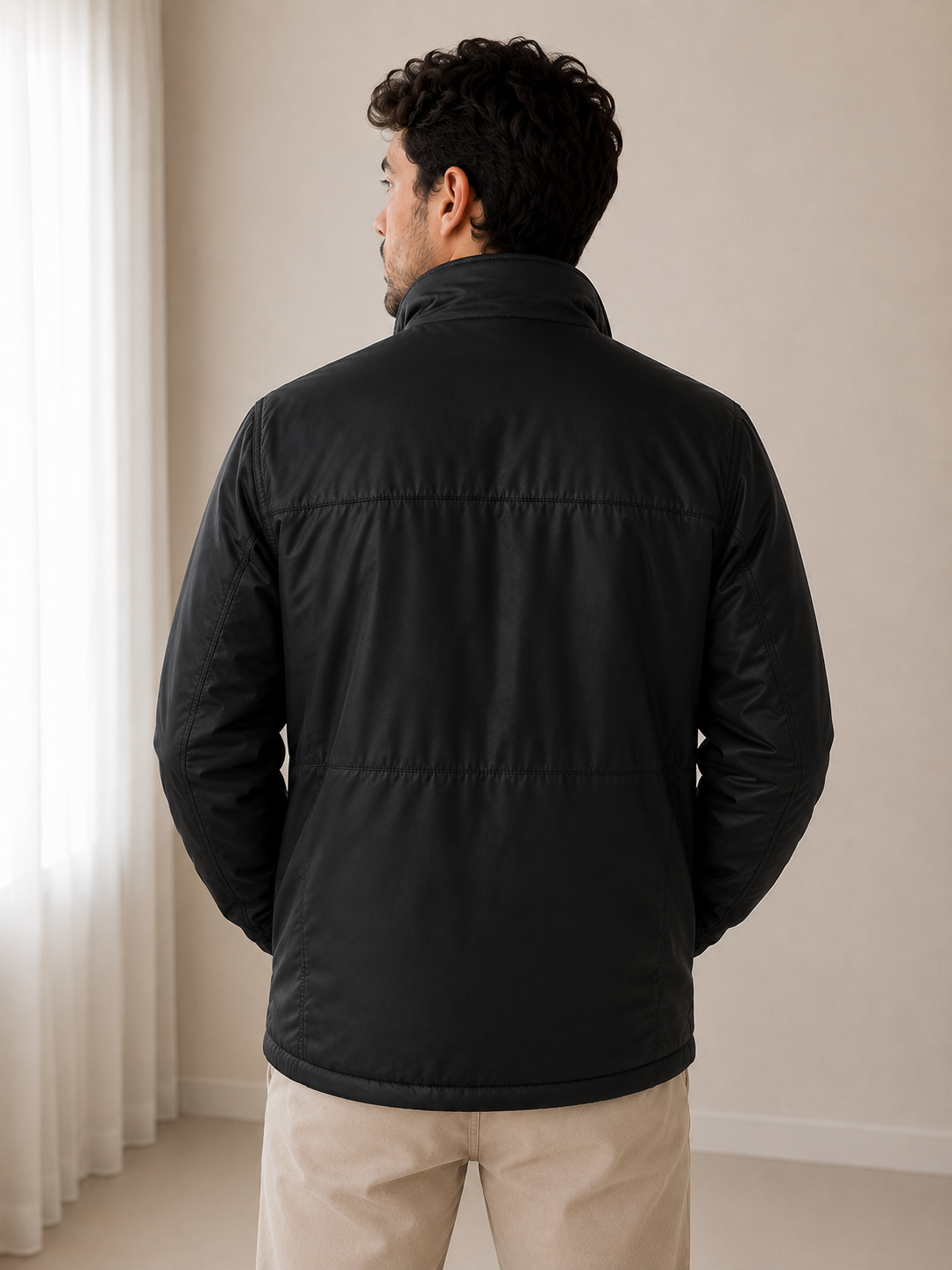 jaqueta masculina reversível tookas jaqueta masculina reversível tookas